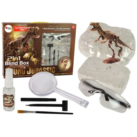 Zestaw kreatywny dla dzieci Archeologiczny 2w1 Dinozaur Szkielet Tyranozaur Lean (13005) Lean