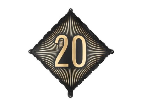 Balon foliowy 20, 46x46 cm Partydeco (FB362-20) Partydeco