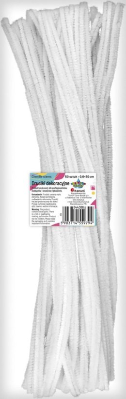 Drucik Craft-Fun Series kreatywny kolor: biały 300mm 50 szt Titanum (T01) Titanum