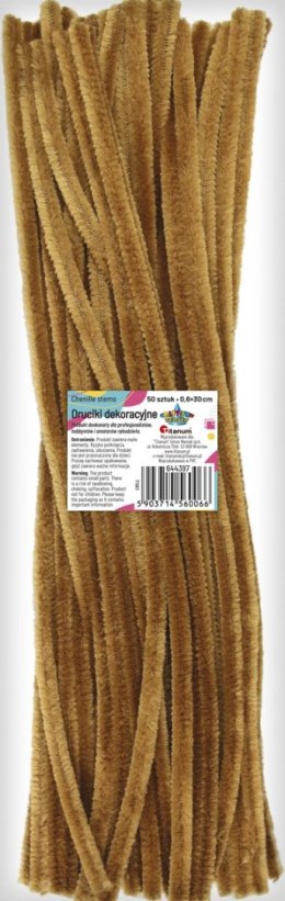 Drucik Craft-Fun Series kreatywny kolor: brązowy 300mm 50 szt Titanum (T1901) Titanum