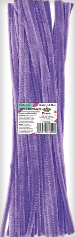 Drucik Craft-Fun Series kreatywny kolor: fioletowy 300mm 50 szt Titanum (T10) Titanum
