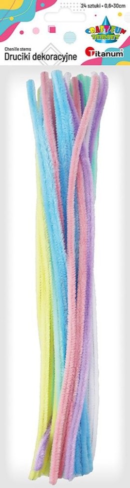 Drucik Craft-Fun Series kreatywny kolor: mix 300mm 24 szt Titanum (25YDD0903) Titanum