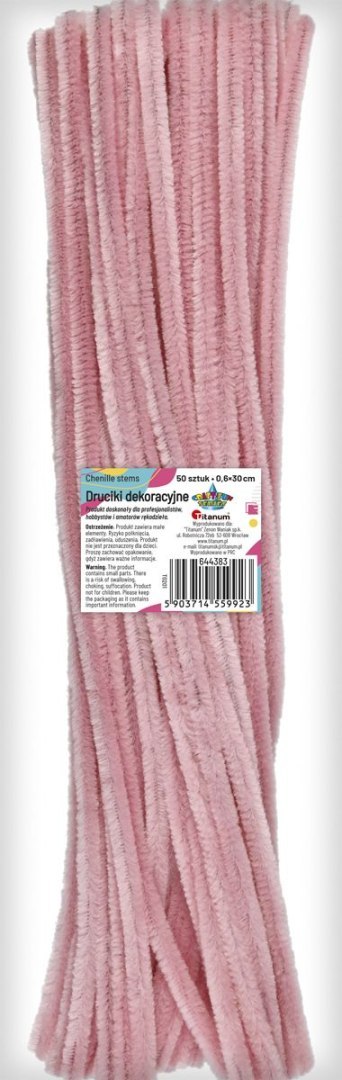 Drucik Craft-Fun Series kreatywny kolor: różowy 300mm 50 szt Titanum (T0201) Titanum