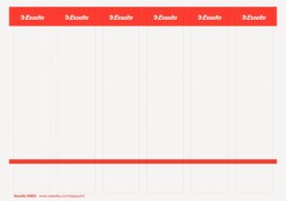 Etykiety opisowe do segregatora samoprzylepne biały [mm:] 36x192 Esselte (20823) Esselte