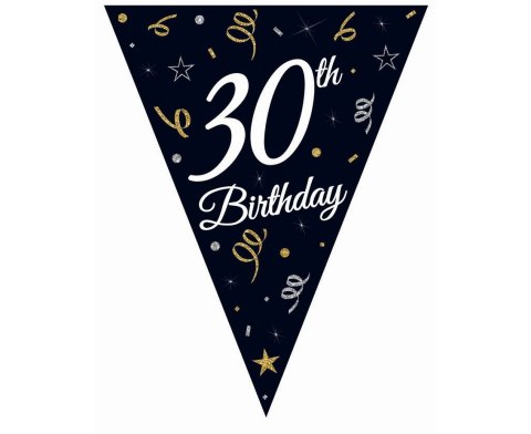 Girlanda papierowa 30 URODZINY - 270 cm Godan (GP-GF30) Godan