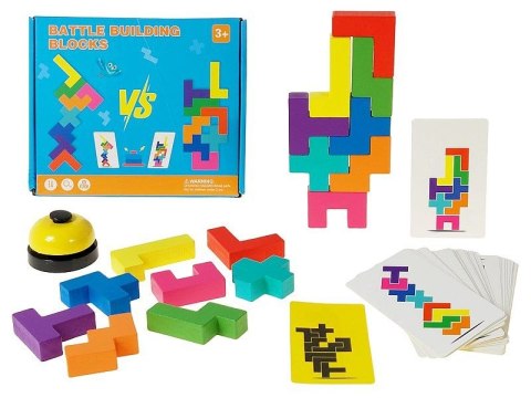 Gra logiczna tetris drewniany Adar (628694) Adar
