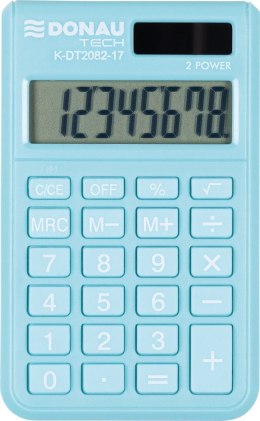 Kalkulator kieszonkowy jasnoniebieski Donau Tech (K-DT2082-17) Donau Tech