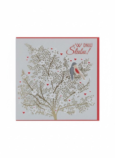 Kartka składana kw A5 Ślub drzewo Henry (5905701488360) Henry
