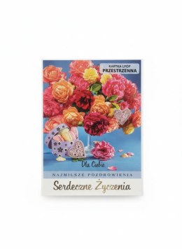 Kartka składana [mm:] 138x190 Pol-mak (LPOP_OGSER) Pol-mak