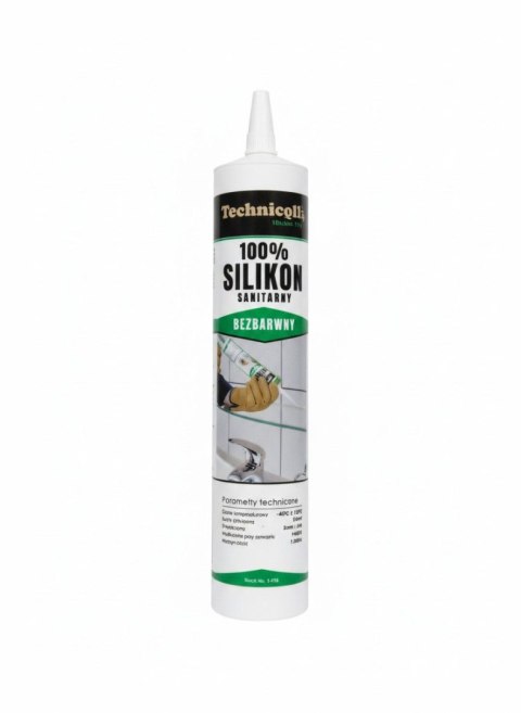 Klej w tubie Silikon 300ml Technicqll (S-976) Technicqll