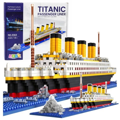 Klocki konstrukcyjne Statek Titanic Model Statku 3D 1878 el. Lean (28740) Lean