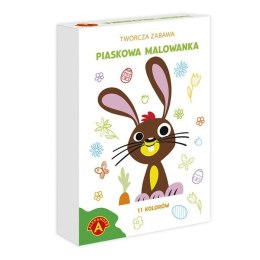 Książeczka edukacyjna zajączek wielkanocny paskowe malowanki Alexander Alexander