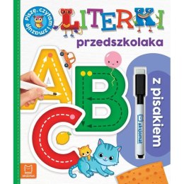Książka dla dzieci A, B, C. Literki przedszkolaka z pisakiem. Piszę, czytam i zmazuję Aksjomat Aksjomat