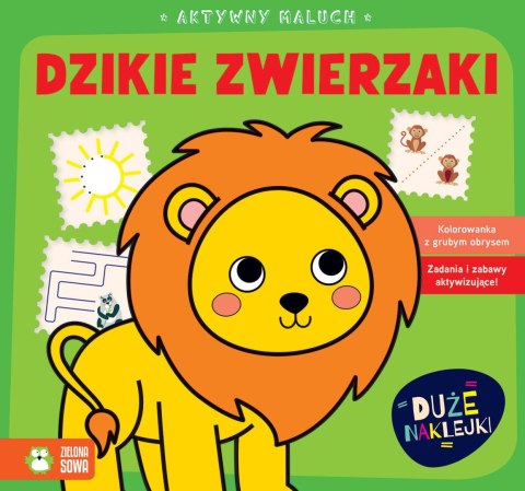 Książka dla dzieci Aktywny maluch. Dzikie zwierzaki Zielona Sowa Zielona Sowa
