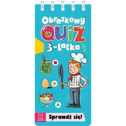 Książka dla dzieci Obrazkowy quiz 3-latka. Sprawdź się! Aksjomat Aksjomat