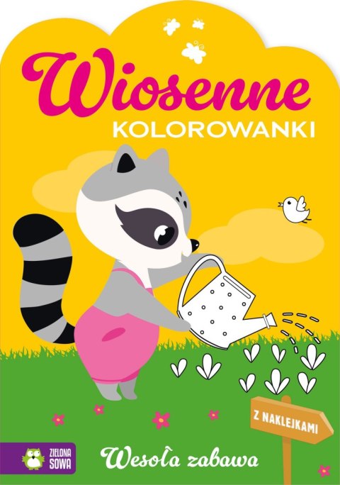Książka dla dzieci Wiosenne kolorowanki. Wesoła zabawa Zielona Sowa Zielona Sowa