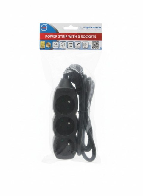 Listwa zasilająca 1,5m 3 gniazd Titanum (elk203k) Titanum