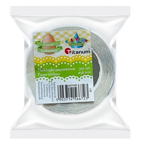 Naklejka (nalepka) Craft-Fun Series Naklejki na rolce, motywy wielkanocne Titanum (set1) Titanum