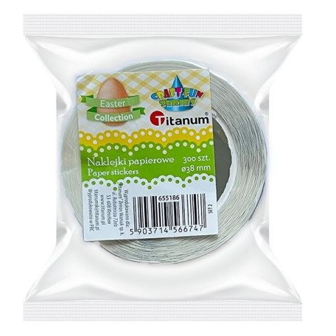 Naklejka (nalepka) Craft-Fun Series Naklejki na rolce, motywy wielkanocne Titanum (set2) Titanum