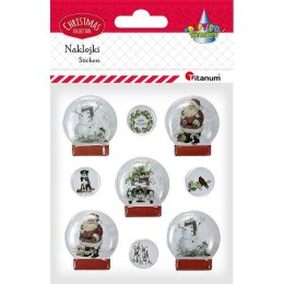 Naklejki świąteczne Craft-Fun Series kule śnieżne Titanum (4697-4) Titanum