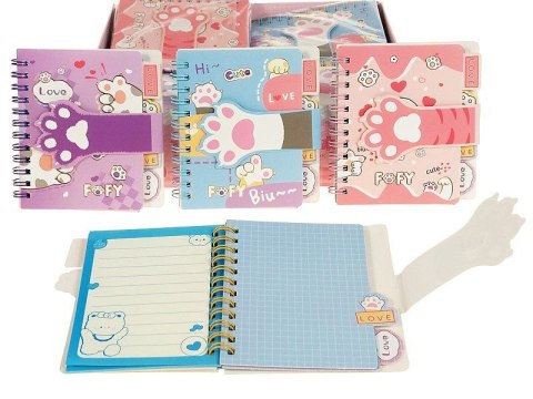 Notes (notatnik) B7 z łapką mix Adar (629813) Adar