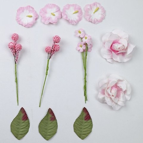 Ozdoba papierowa Craft-Fun Series kwiaty Titanum (25YX0902-7) Titanum