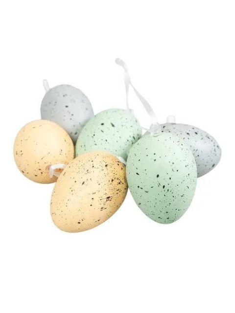 Ozdoba wielkanocna Dekoracyjne jajka z zawieszką (6 szt.) [mm:] 60 Arpex (YP8310) Arpex