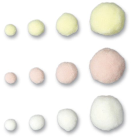 Pompony Craft-Fun Series Pastel kolor mix 15 szt Titanum Titanum