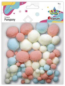 Pompony Craft-Fun Series Pastel kolor pastelowy Titanum Titanum