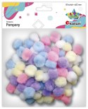 Pompony Craft-Fun Series mix pastelowy 80 szt Titanum (24YDD0316) Titanum