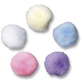 Pompony Craft-Fun Series mix pastelowy 80 szt Titanum (24YDD0316) Titanum