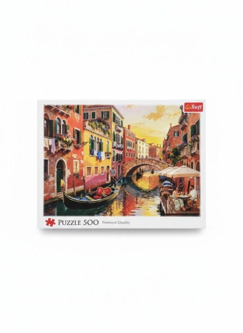 Puzzle Wenecja o zachodzie słońca 500 el. Trefl (37556) Trefl
