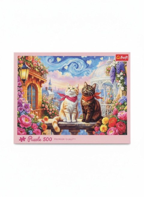 Puzzle Zakochane mruczki 500 el. Trefl (37553) Trefl