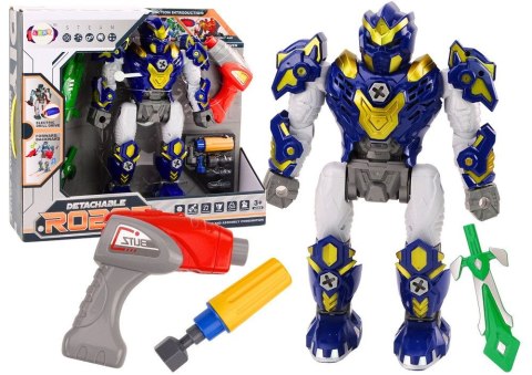 Robot Do Skręcania Broń Wiertarka Śrubokręt Światła Dźwięk Granatowy Lean (18635) Lean