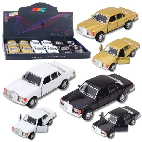 Samochód Klasyczny Metalowy Napęd Światła Dźwięki Otwierane Drzwi Mix Lean (23144) Lean