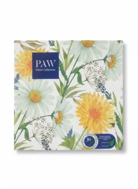 Serwetki Lunch mix papier [mm:] 330x330 Paw (SDL152300) Paw
