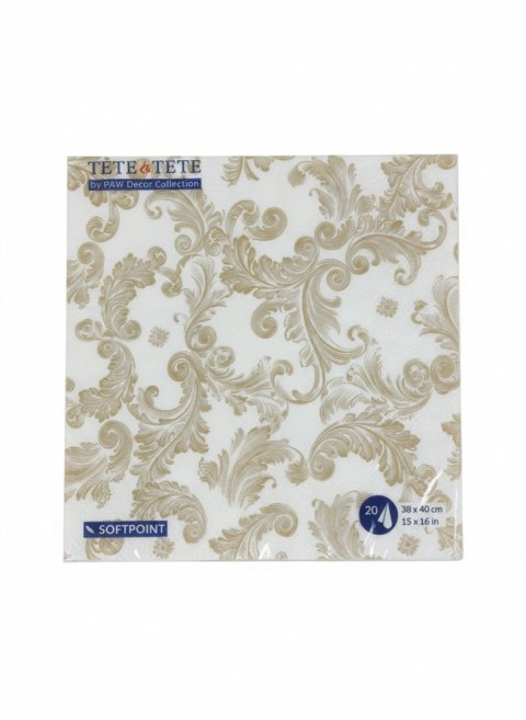 Serwetki różne papier [mm:] 380x400 Paw (PUND702709) Paw