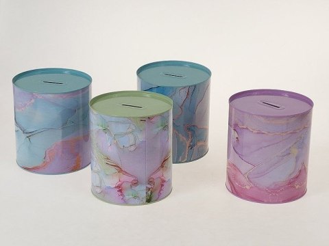 Skarbonka 15cm marmur metal Adar (610842) Adar