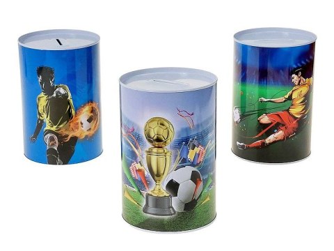 Skarbonka 15cm piłka nożna metal Adar (610866) Adar