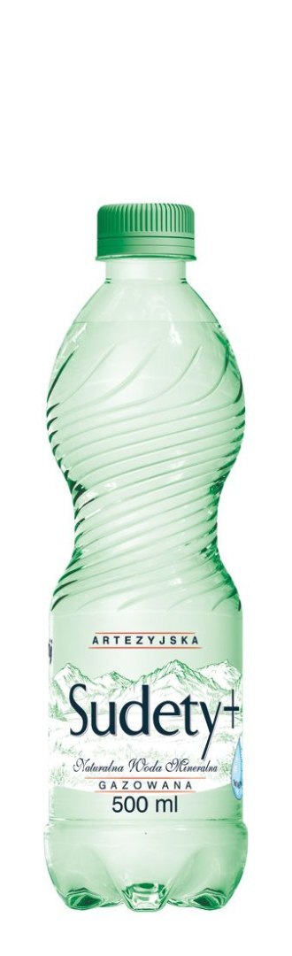Woda gazowana 0,5L Sudety Sudety