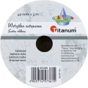 Wstążka Craft-Fun Series satynowa karbowana 40x3 [mm x m] różowy jasny Titanum (BJ25091148-2) Titanum