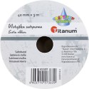 Wstążka Craft-Fun Series satynowa karbowana 40x3 [mm x m] biała Titanum (BJ25091148-4) Titanum