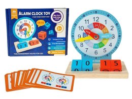 Zabawka edukacyjna zegar drewniany Adar (609129) Adar