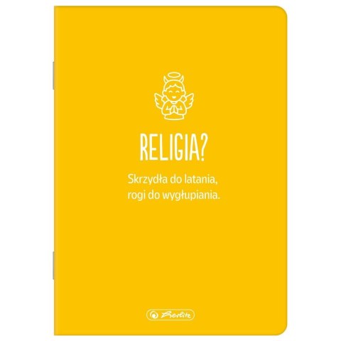 Zeszyt A5 religia 32k. 70g krata Herlitz (400208518) Herlitz