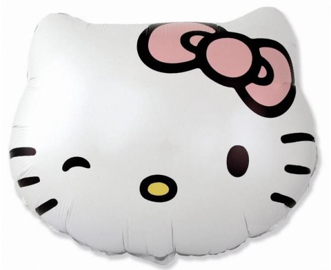 Balon foliowy Hello Kitty Head (opak. papierowe), pakowany 24cal Godan (C901889) Godan