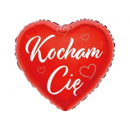 Balon foliowy Kocham Cię (czerwone serce) 18cal Godan (FG-SKCC) Godan