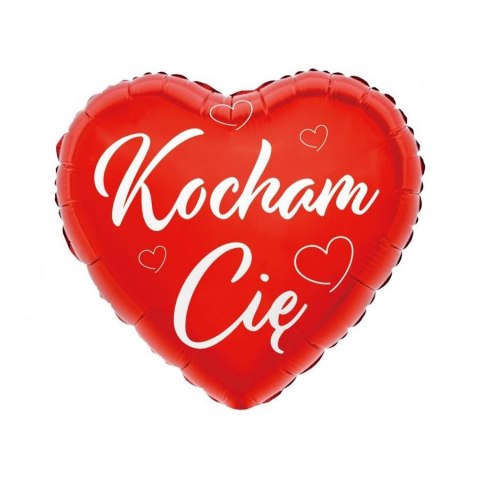 Balon foliowy Kocham Cię (czerwone serce) 18cal Godan (FG-SKCC) Godan