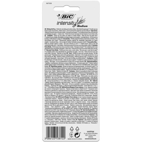 Cienkopis Medium wkład mix 1,0mm 4kol. Bic (964824) Bic