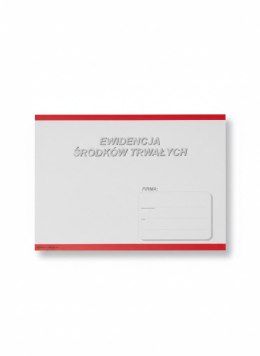 Druk offsetowy A4 Ewidencja środków trwałych Stolgraf (P7) Stolgraf