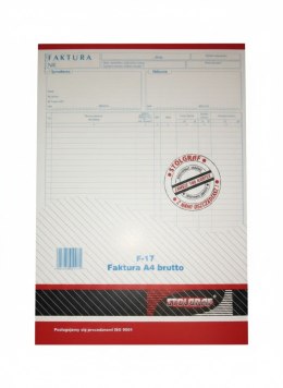 Druk offsetowy A4 Faktura VAT brutto Stolgraf (F17) Stolgraf